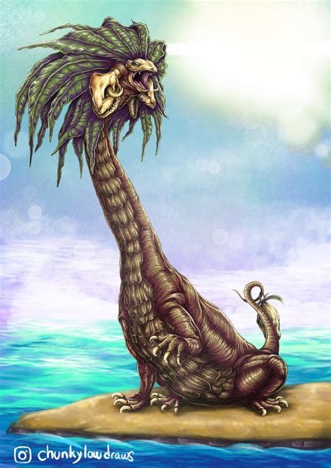 I drew a semi-realistic Alolan Exeggutor : r/pokemon