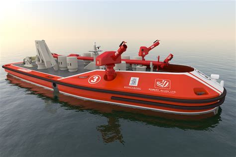 Kongsberg, Robert Allan Unveil Unmanned Fire Boat Design – gCaptain