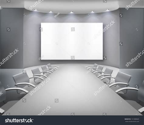 Meeting Room. Vector Illustration. - 131388665 : Shutterstock