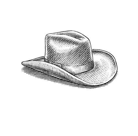 Cowboy Hat Sketch at PaintingValley.com | Explore collection of Cowboy Hat Sketch