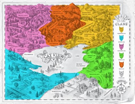 Warriors Lake Territories Map