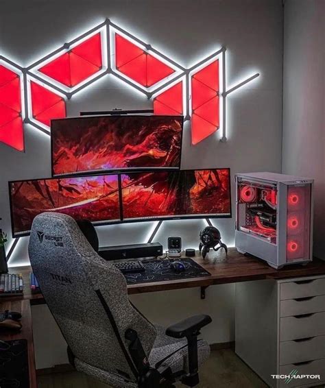 Gaming pc setup aesthetic | Architettura, Camera