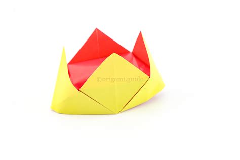 How To Make An Origami Crown - Folding Instructions - Origami Guide