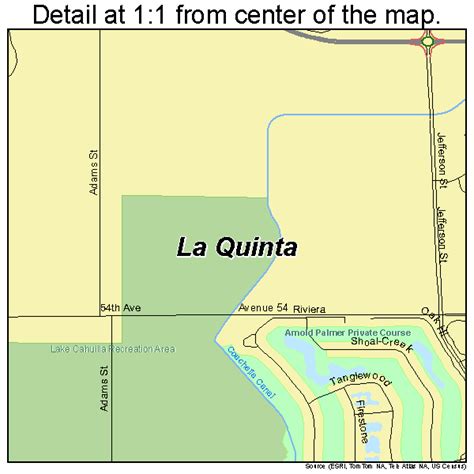 La Quinta California Street Map 0640354