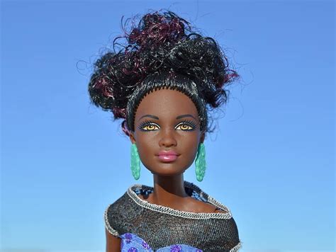 black, african-american, african, doll, barbie, face, portrait, model, posing, pretty ...