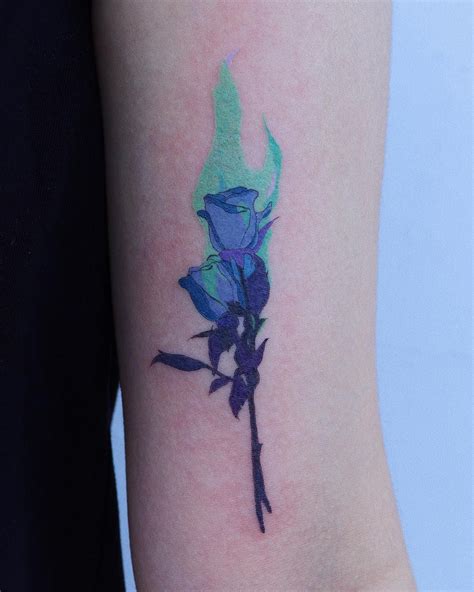 31+ Awesome Small blue flame tattoo image ideas