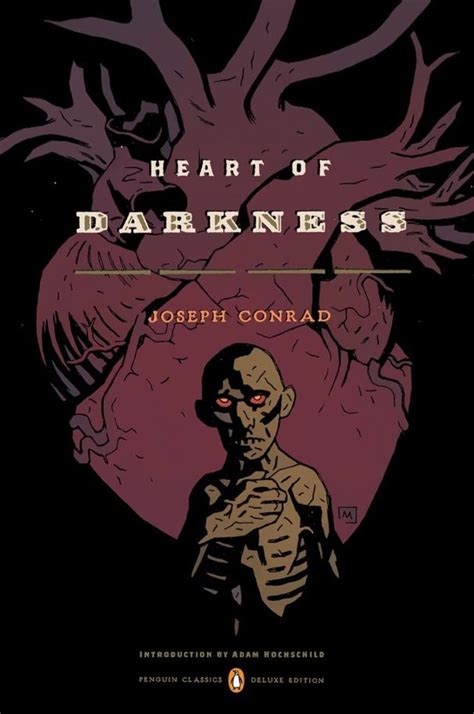 "Heart of Darkness" cover by Mike Mignola. | Dark books, Dark heart, Penguin classics