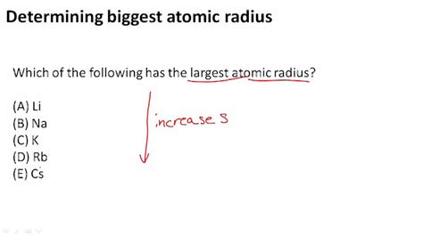 Atomic Radius - Example 2 ( Video ) | Chemistry | CK-12 Foundation