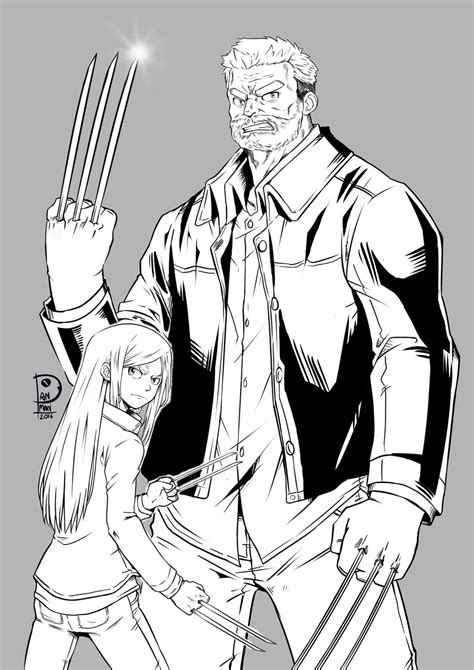 ink - Logan and X-23 by PANMANstudio on DeviantArt