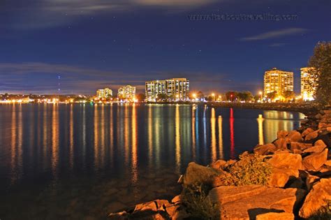 Barrie, Ontario Waterfront Long Exposure Night Images