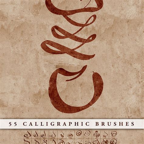 Calligraphy Free Brushes - Photoshop brushes