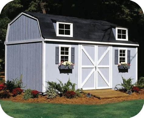 Handy Home Berkley 10x14 Wood Storage Shed Kit (18421-5)