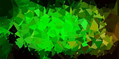 Dark green vector polygonal pattern 2536523 Vector Art at Vecteezy