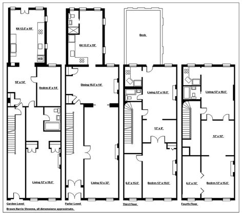 The Brownstone Floor Plan - floorplans.click