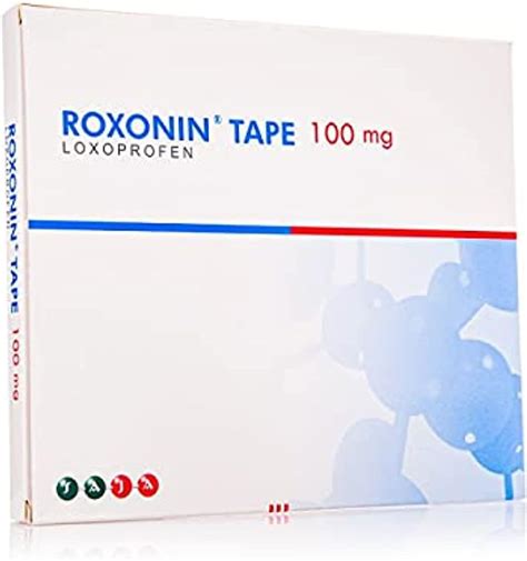 Roxonin Analgesic Pain Anti-Inflammatory Tape - 100mg Patches -7 Sheets ...