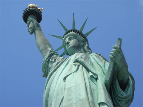 Free Images : manhattan, new york city, monument, statue of liberty ...