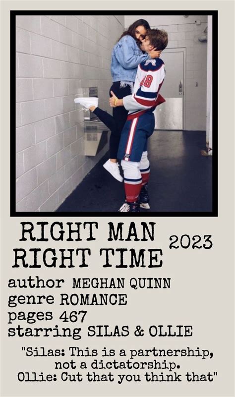 Right Man Right Time Book Polaroid Poster | Books, Books to read, Man