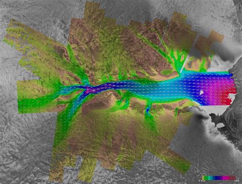 Lambert Glacier Velocity Map