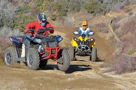 CAN-AM RENEGADE 800 VS. POLARIS SCRAMBLER 850 - Dirt Wheels Magazine