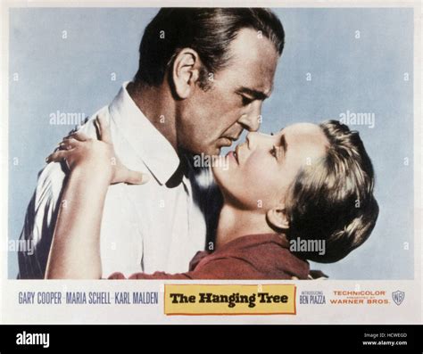 THE HANGING TREE, Gary Cooper, Maria Schell, 1959 Stock Photo - Alamy