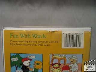 Little People Fun With Words VHS no book on PopScreen