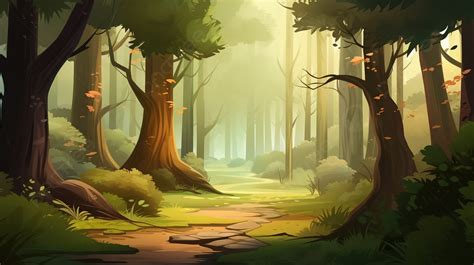 Animation Woodland Path Background, Forest Background Picture, Forest, Forest Powerpoint ...