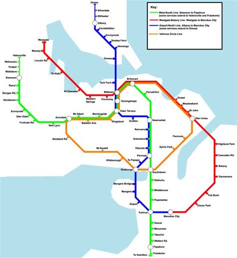 Auckland's Rail System in 2030-2050 - Greater Auckland