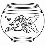 A Fish Bowl Coloring Page  Free Printable Pages For Kids sketch template