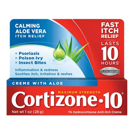 Cortizone 10 Plus Ultra Moisturizing Anti Itch Cream (1 Oz) - Walmart.com