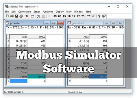 Modbus poll emulator - caqwekits