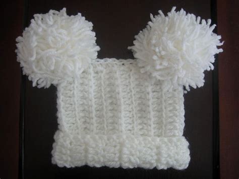 Crochet Pom Pom Hat Pattern