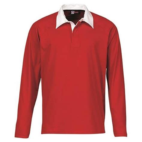 Mens Long Sleeve Brisbane Golf Shirt – Red - CorporateMall