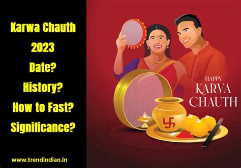 Karwa Chauth 2023: What's the Date, and What Are the Fasting and Rituals? » Trendindian