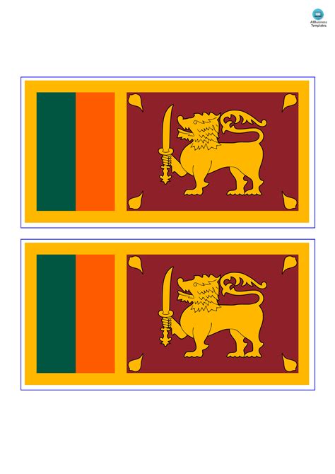 Sri Lanka Flag | Templates at allbusinesstemplates.com