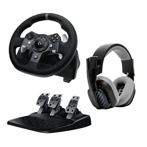 Buy Logitech G920 Driving Force Racing Wheel + Floor Pedals + Astro A10 Gen 2 Gaming Headset ...