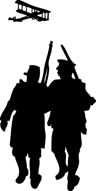 World War I silhouette Free Vector Download | FreeImages