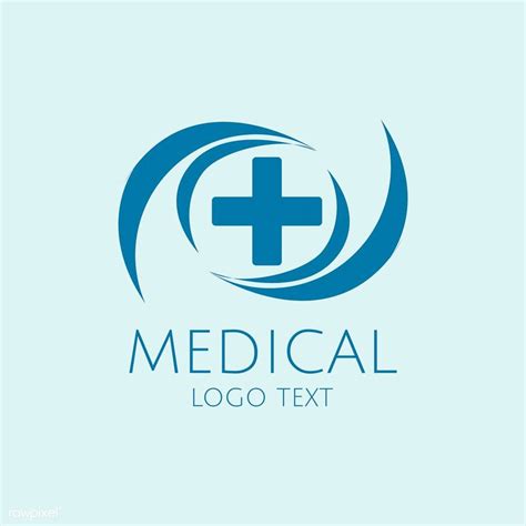 Blue medical care service logo vector | free image by rawpixel.com ...