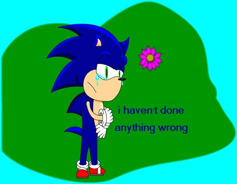 sonic sad by rouge2t7 on DeviantArt