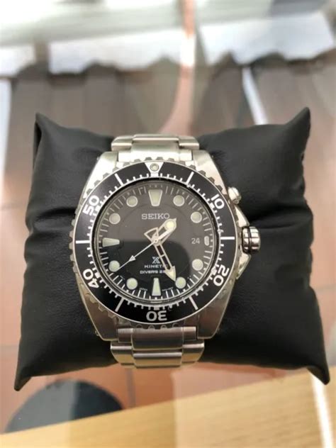 SEIKO KINETIC DIVERS Watch, SKA371P1, Stainless Steel Submariner, 200m ...