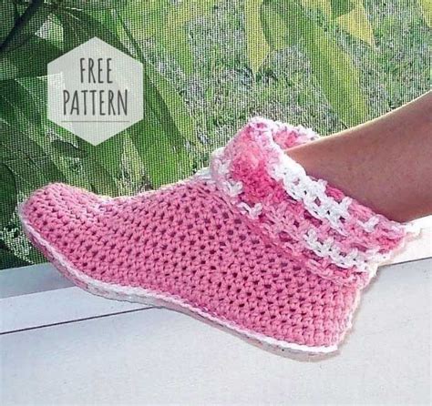 Crochet Shoes Free Pattern