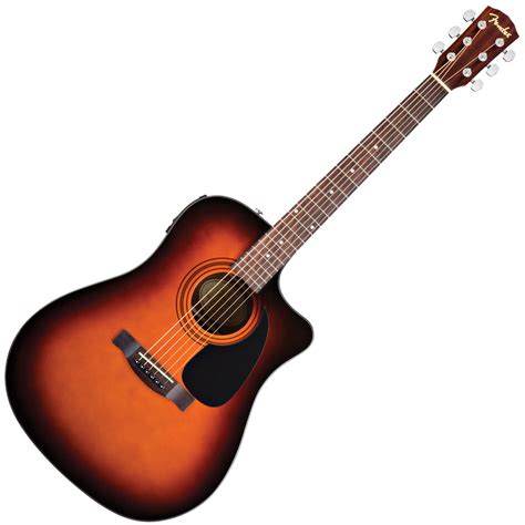 DISC Fender CD-60CE Electro Acoustic Guitar, Sunburst at Gear4music