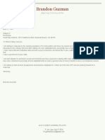 Cover Letter | PDF