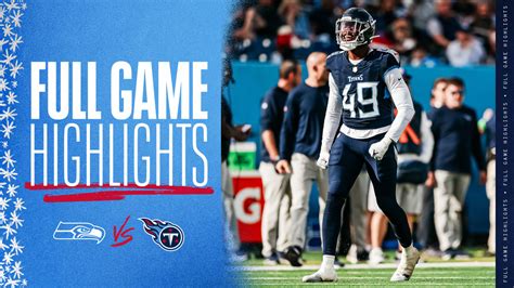 Seahawks vs. Titans Highlights Week 16 | Game Highlights