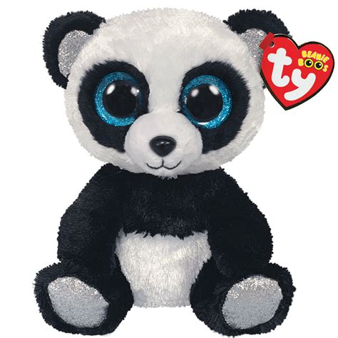 Bamboo Black & White Panda Beanie Boo 6” by TY in 2021 | Panda stuffed animal, Ty beanie boos ...