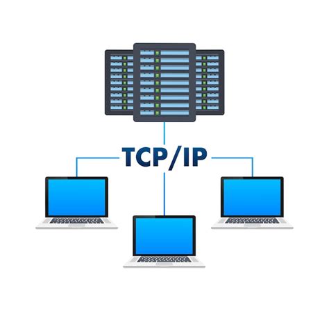 Premium Vector | TCP IP Transmission Control Protocol Internet Protocol ...