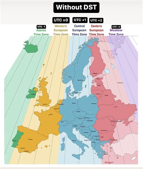 Do you agree with this map of proposed time zones for Europe? : r/MapPorn