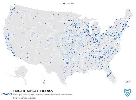 List of all Fastenal locations in the USA - ScrapeHero Data Store