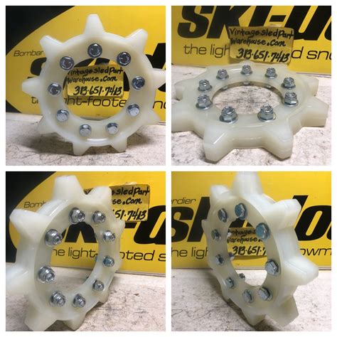 SKI DOO SPROCKET 04-102 VINTAGE SNOWMOBILE BOMBARDIER KIMPEX 04-102 572 ...