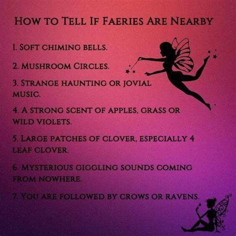 How To Tell If Faeries Are Nearby | Faeries, Wicca, Fairy magic