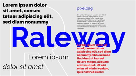 Raleway Font Free Download — Pixelbag Free Design Resources